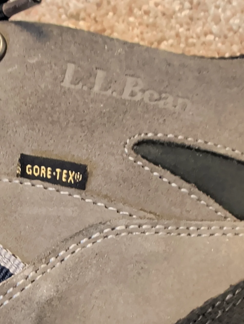 L.L. Bean Women's  Gray and Black Gore Tex Waterproof Trail Boots